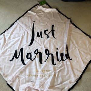 Just married Kate spade silk scarf